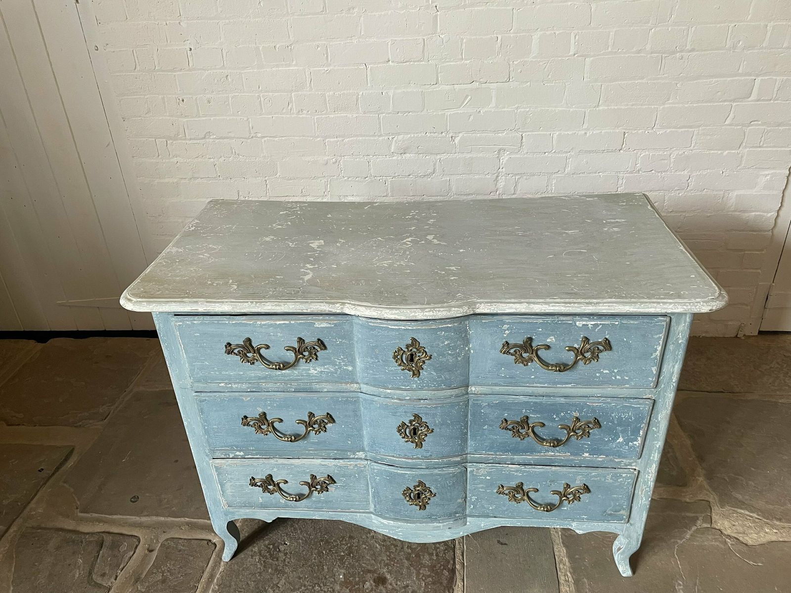 French Painted Commode, 18th Century And Earlier photo furniture