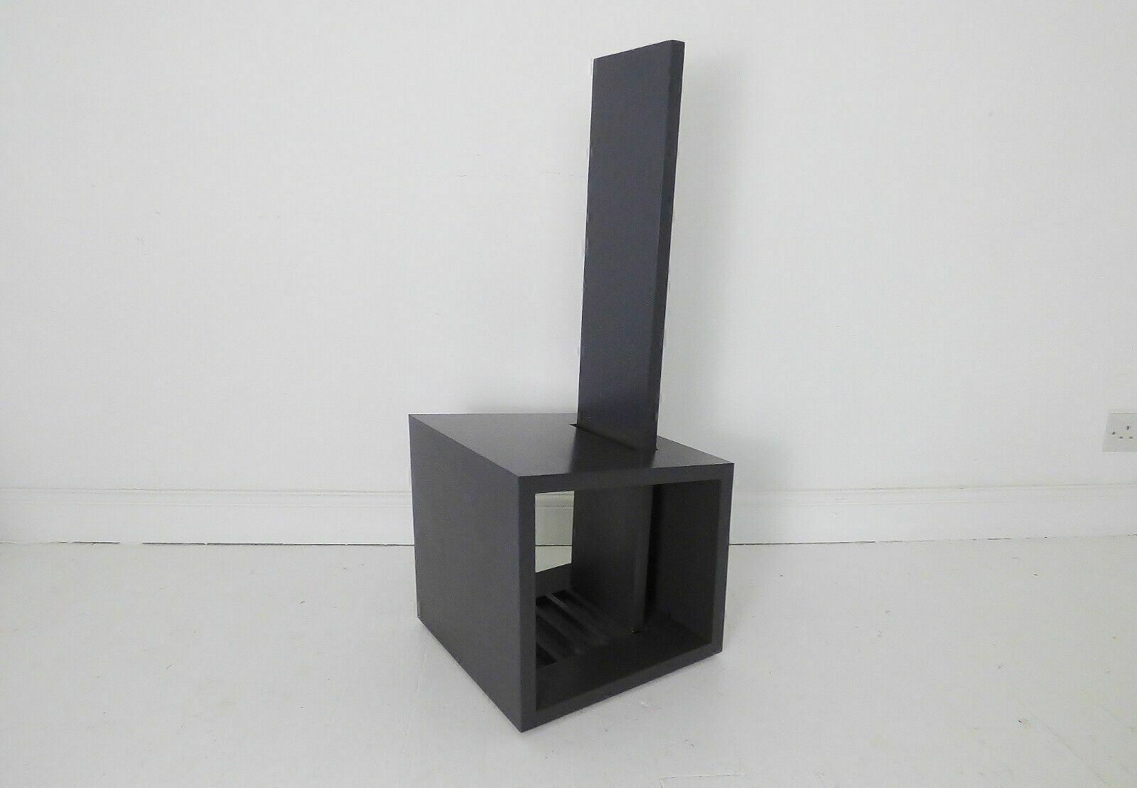 Stunning Vintage Post Modern Erik De Graaff Boxchair #3 Chair & Table Set   1979 photo Furniture