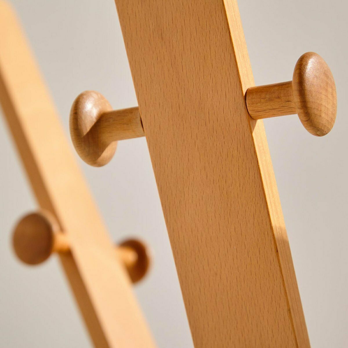 Beech Coat Stand By Søren Nissen & Ebbe Gehl For Aksel Kjersgaard, 1960s photo Furniture