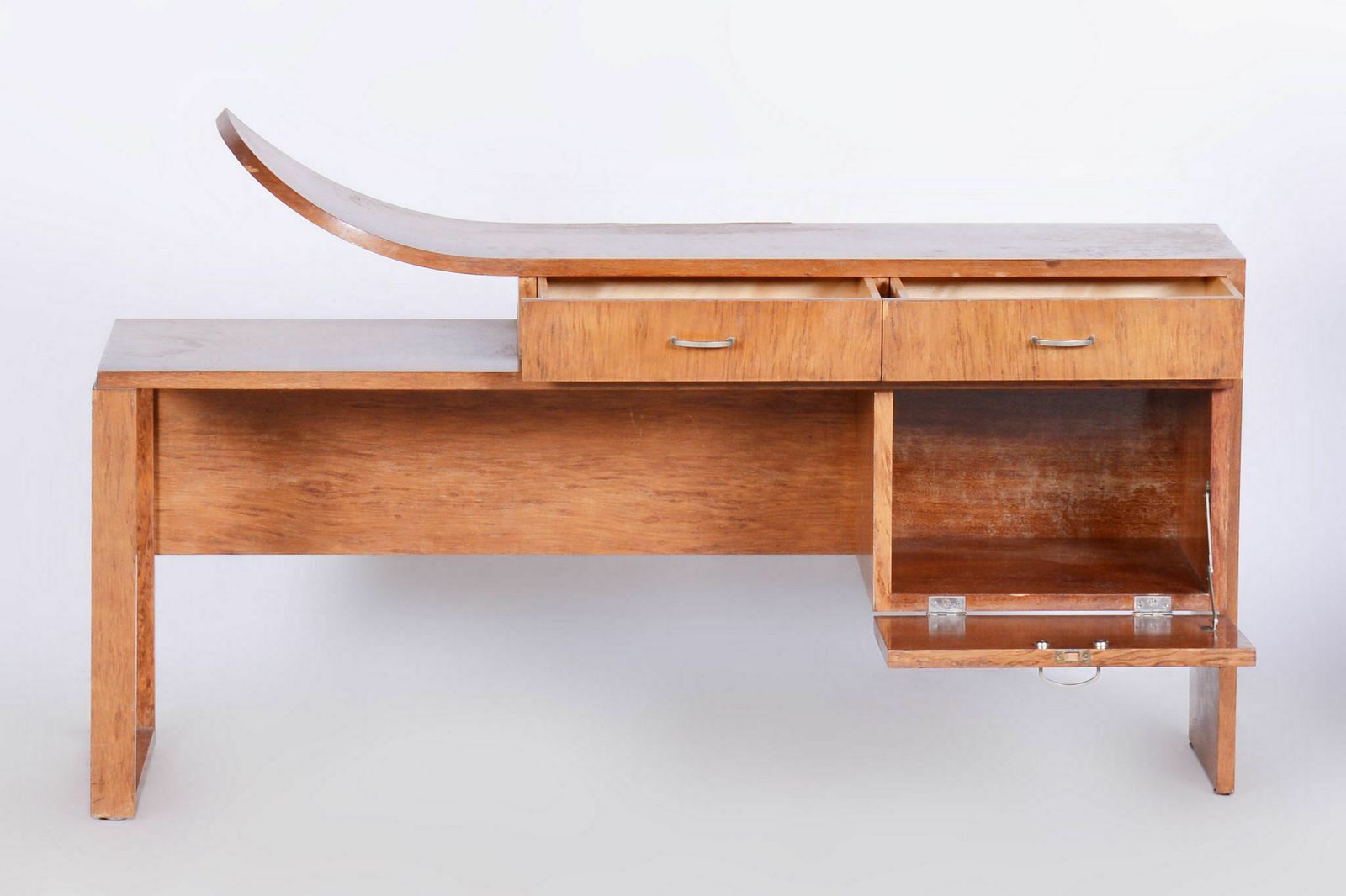 Restored Art Deco Side Cabinet, Palisander, France, Revived Polish, 1920s photo for sale