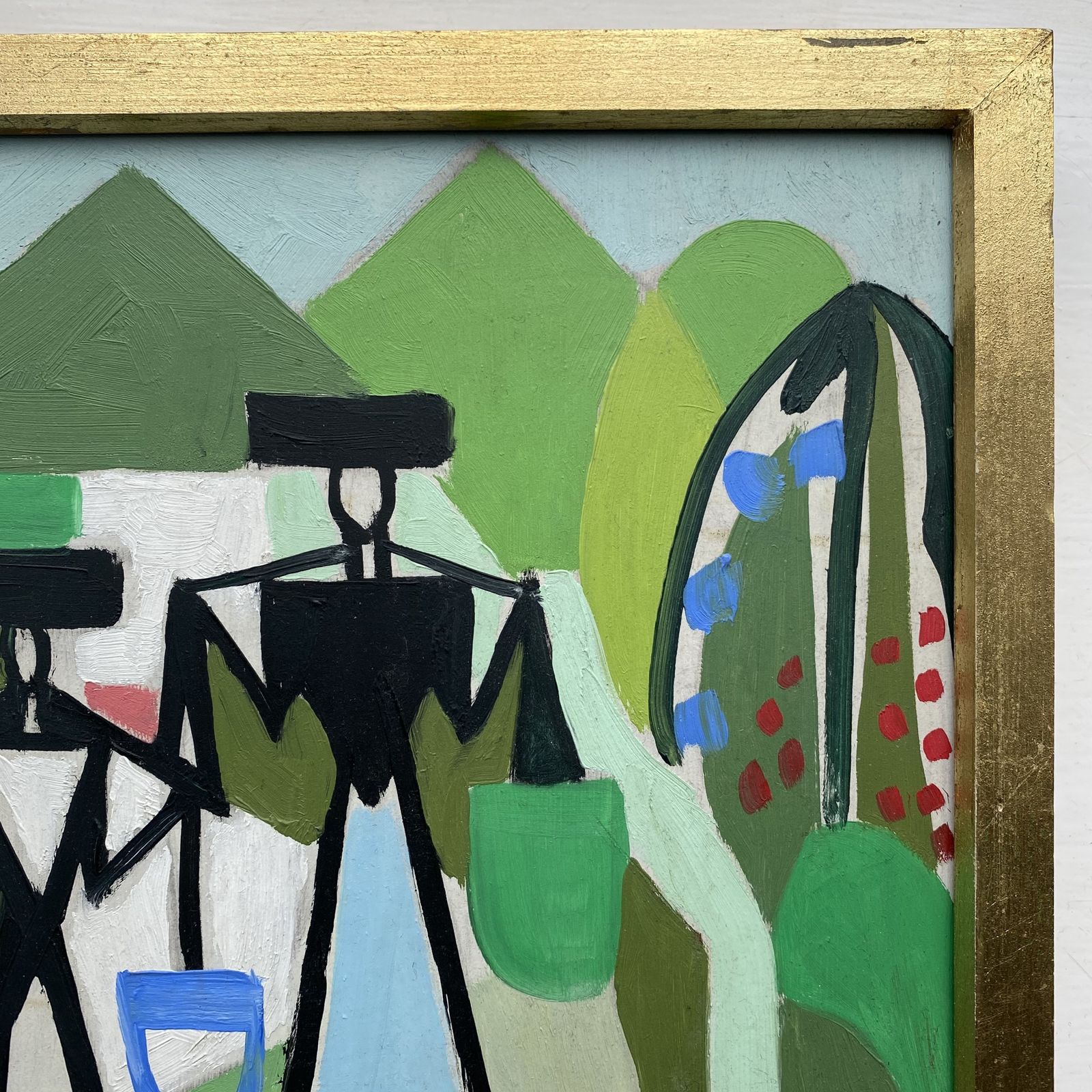 Swedish Modernist Mid Century Painting By Laila Prytz photo vinterior