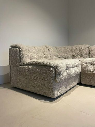 photo for sale Modulaire Vintage Bouclé Patchwork Bank Van Desede, Ds 11