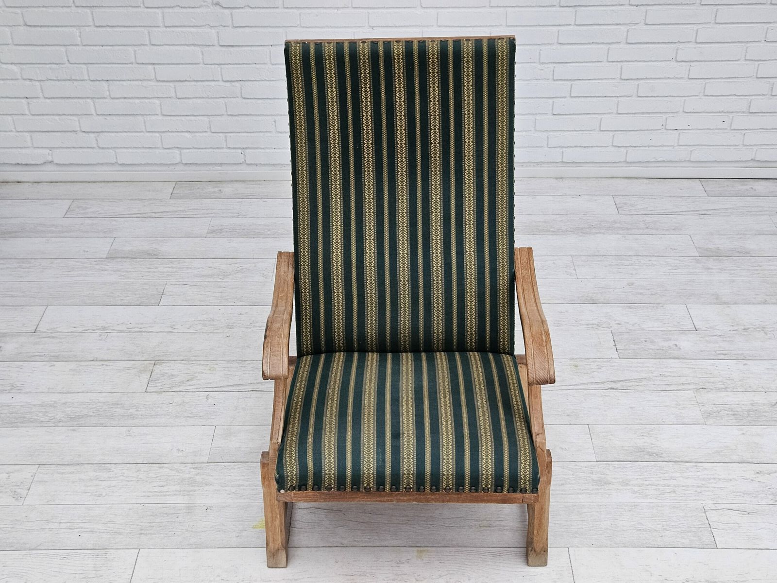 photo furniture 1950 60s, Danish Highback Rocking Chair, Original Very Good Condition.