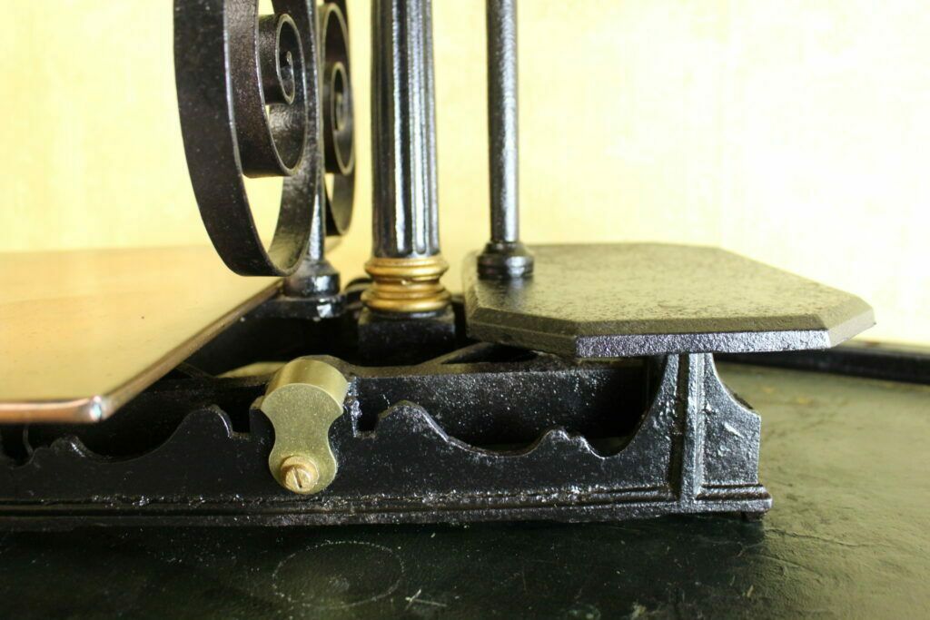 Smart Victorian Butchers Shop Counter Scales With Copper Tray By Day And Millward photo for sale