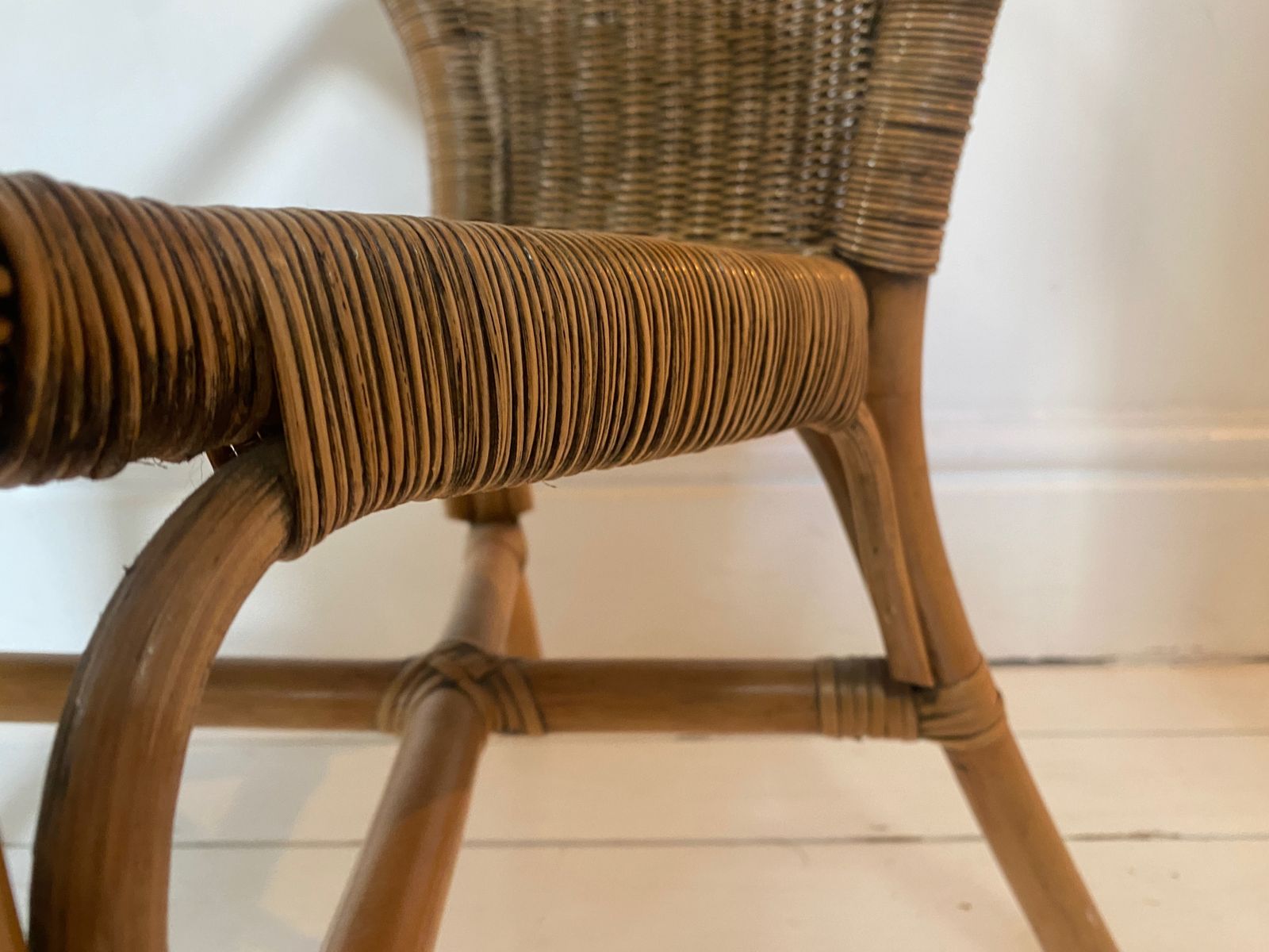 Childs Bamboo And Rattan Armchair photo 95.0