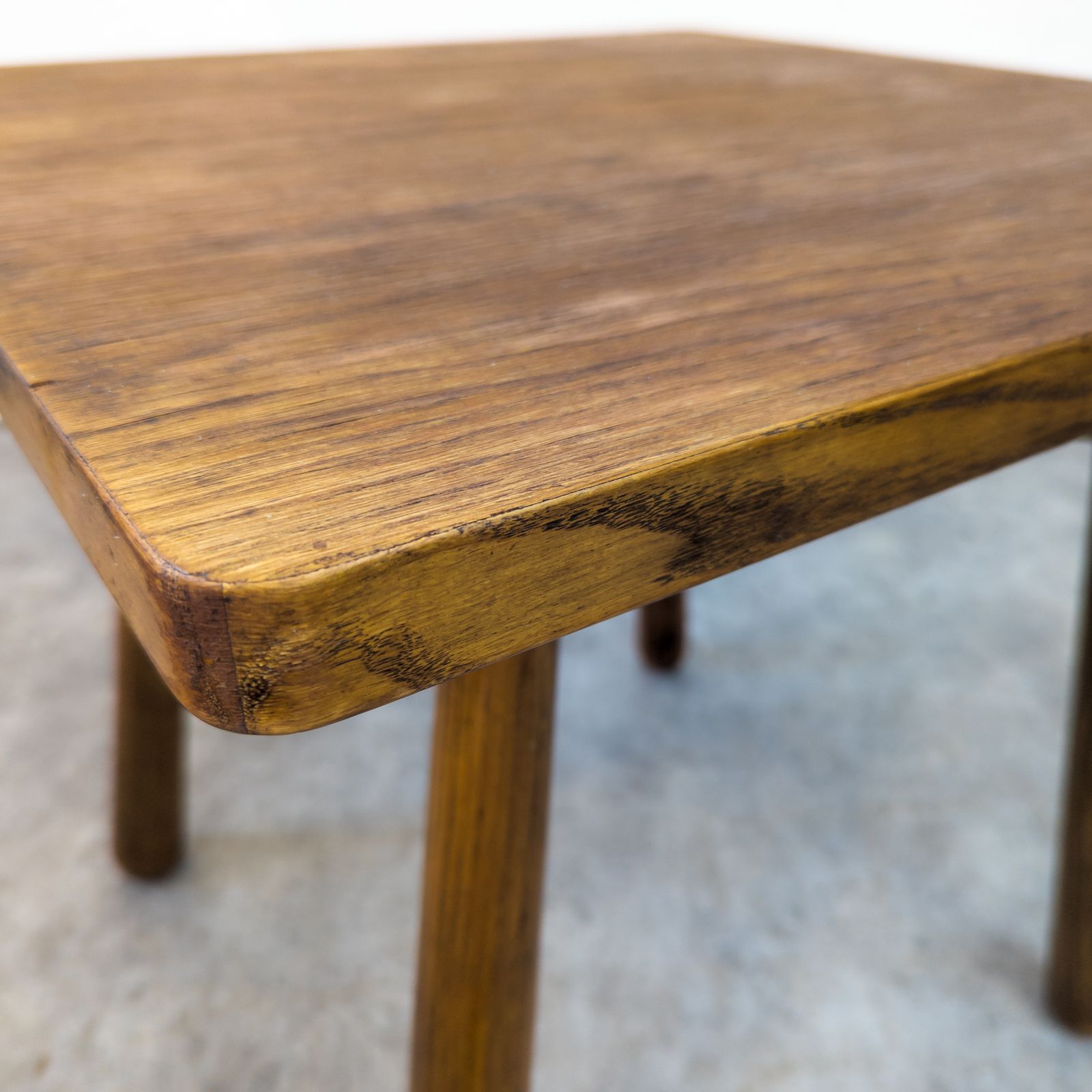 Furniture Modernist Oak Side Table By Jan Vaněk For Krásná Jizba photo