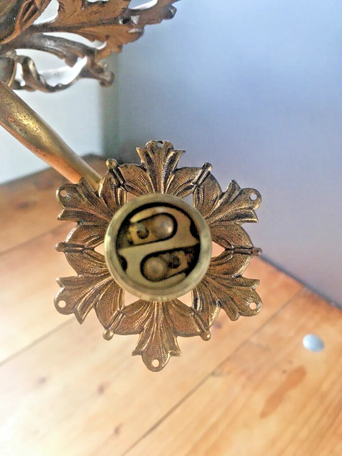 Antique Louis XV French Gilt Bronze Rococo Mirror Sconce Wall Light Beatrice photo Lighting