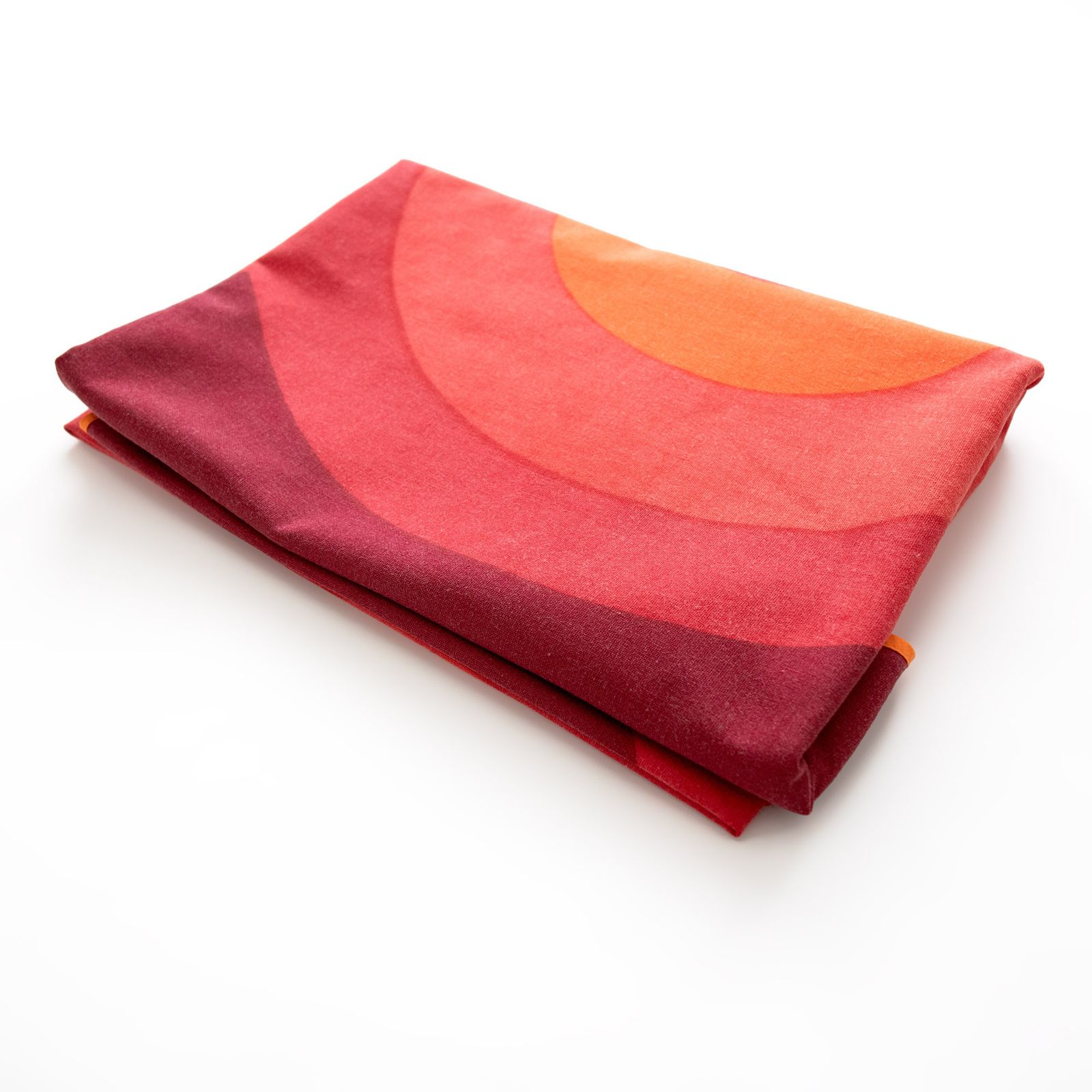 Sodahl Of Denmark Circular Tablecloth With Geometric Targets Design 1970s photo 115.0