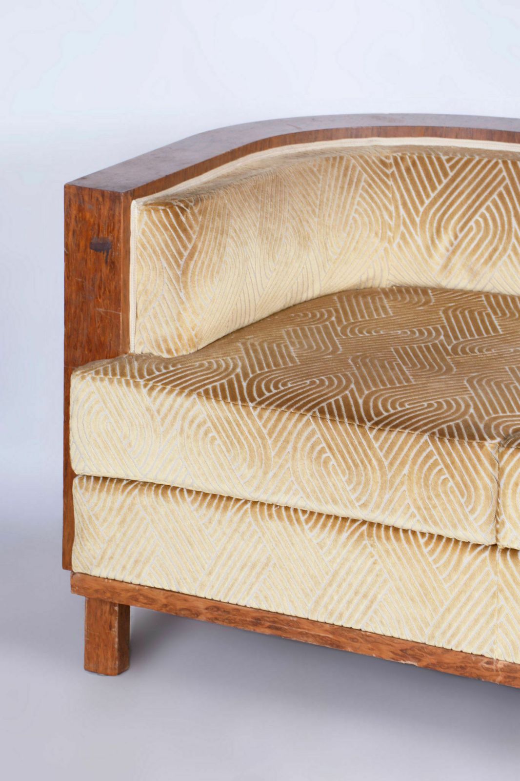 photo vinterior Palisander Set With Coffee Table, Art Deco, Restored, France, 1920s