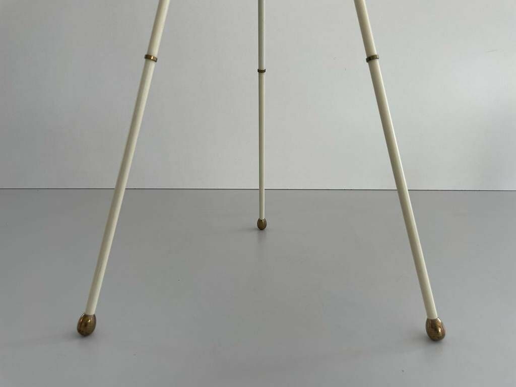 photo for sale Exclusive Ufo Design Black And White Metal Italian Tripod Ashtray, 1950s, Italy