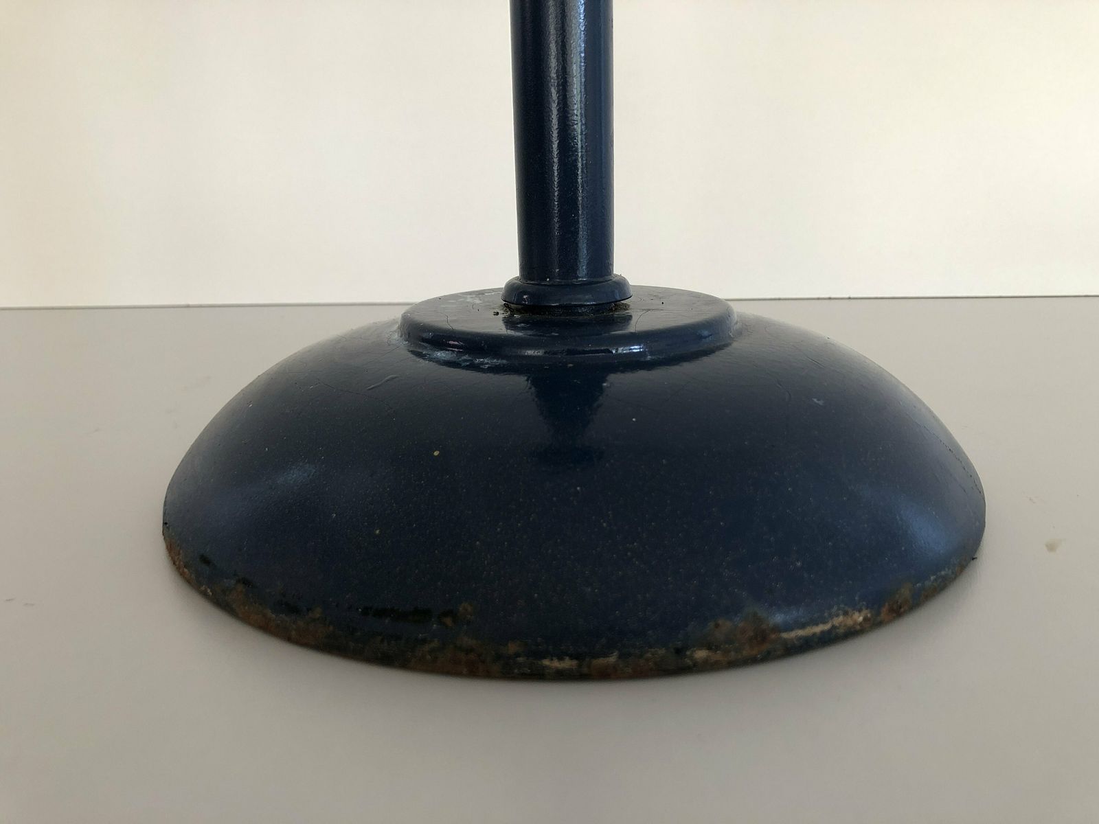 photo for sale Blue Metal Tall Industrial Ashtray, 1970s, Germany