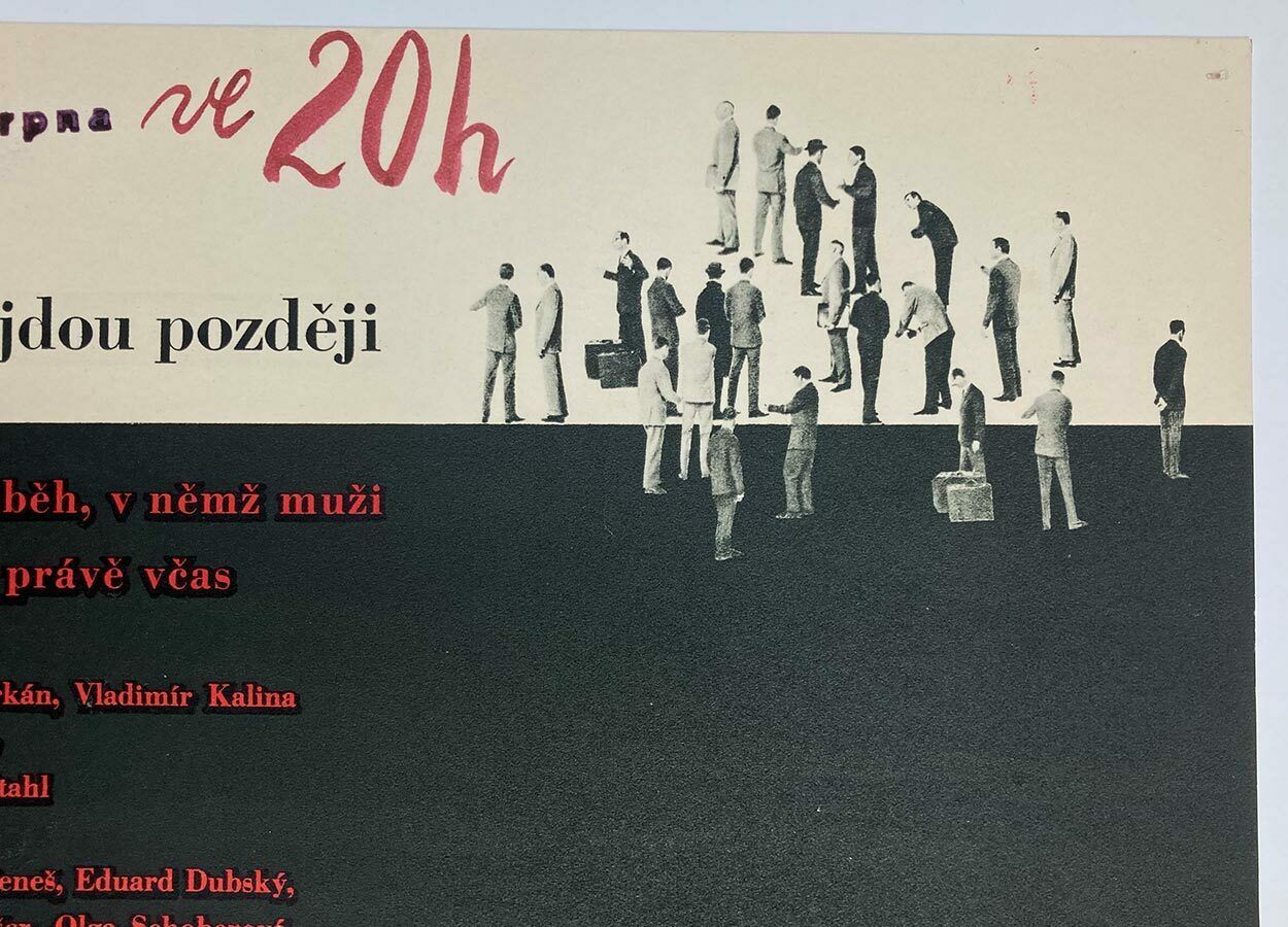 photo for sale Movie Poster, Girls Are Coming Later, Bedřich Dlouhý, 1966