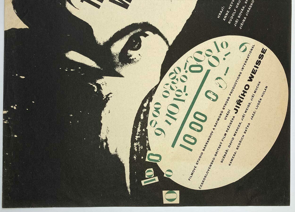 Movie Poster, Ninety Degrees In The Shade, Jiří Hilmar, 1965 photo for sale