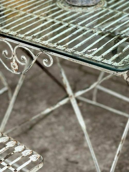 Vintage Garden Table & Chairs, 1950s photo 350.0