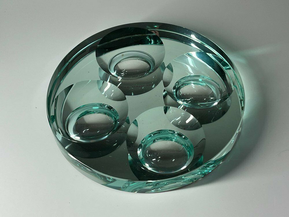 Mirrored Crystal Vide Poche By Max Ingrand For Fontana Arte, Milano photo 500.0