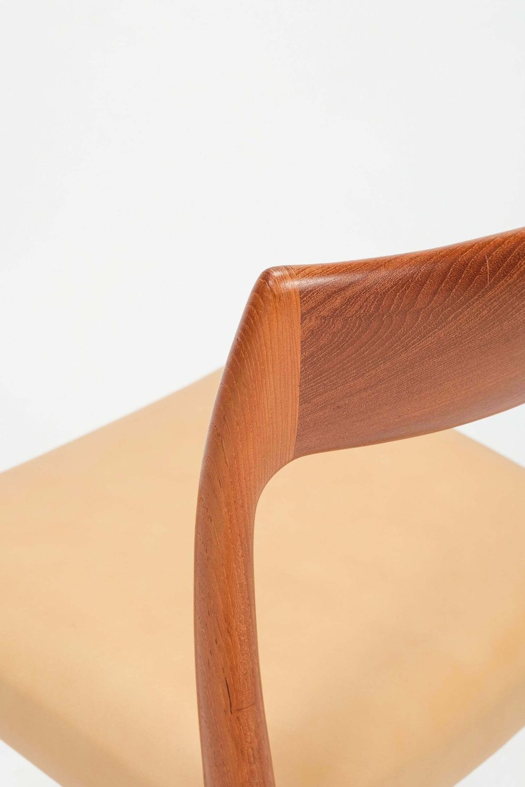 Furniture Nils Otto Moeller, 4 Chairs Model 77, Denmark, 60s photo