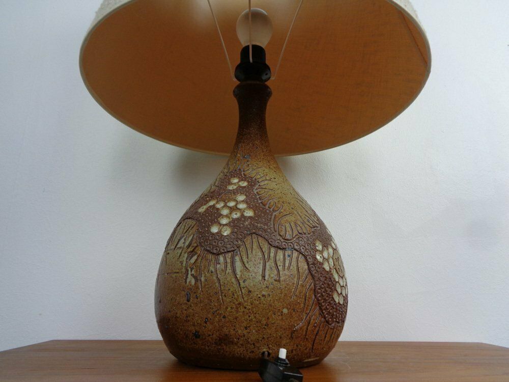 Lighting Danish Studio Ceramic Floor Lamp By Mette Løkke Stiil, 1960s photo