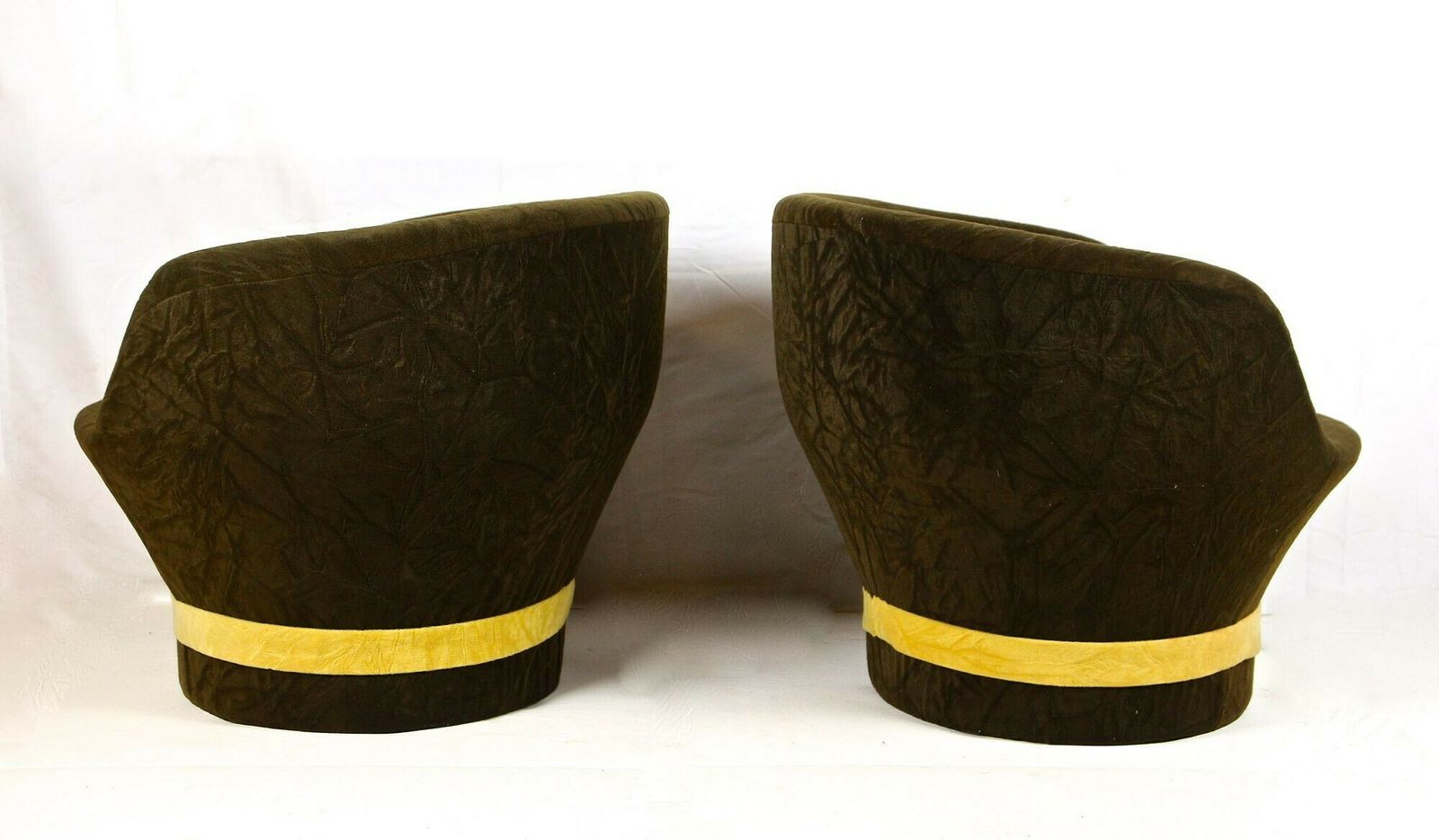 Pair Of Mid Century Velvet Lounge Chairs/ Club Chairs, Italy Circa 1960/70 photo buy