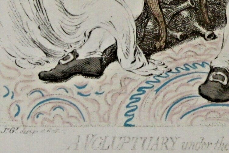Sunday Times Copies Of Engravings By Gillray: "Temperance" And "A Voluptuary" photo Art
