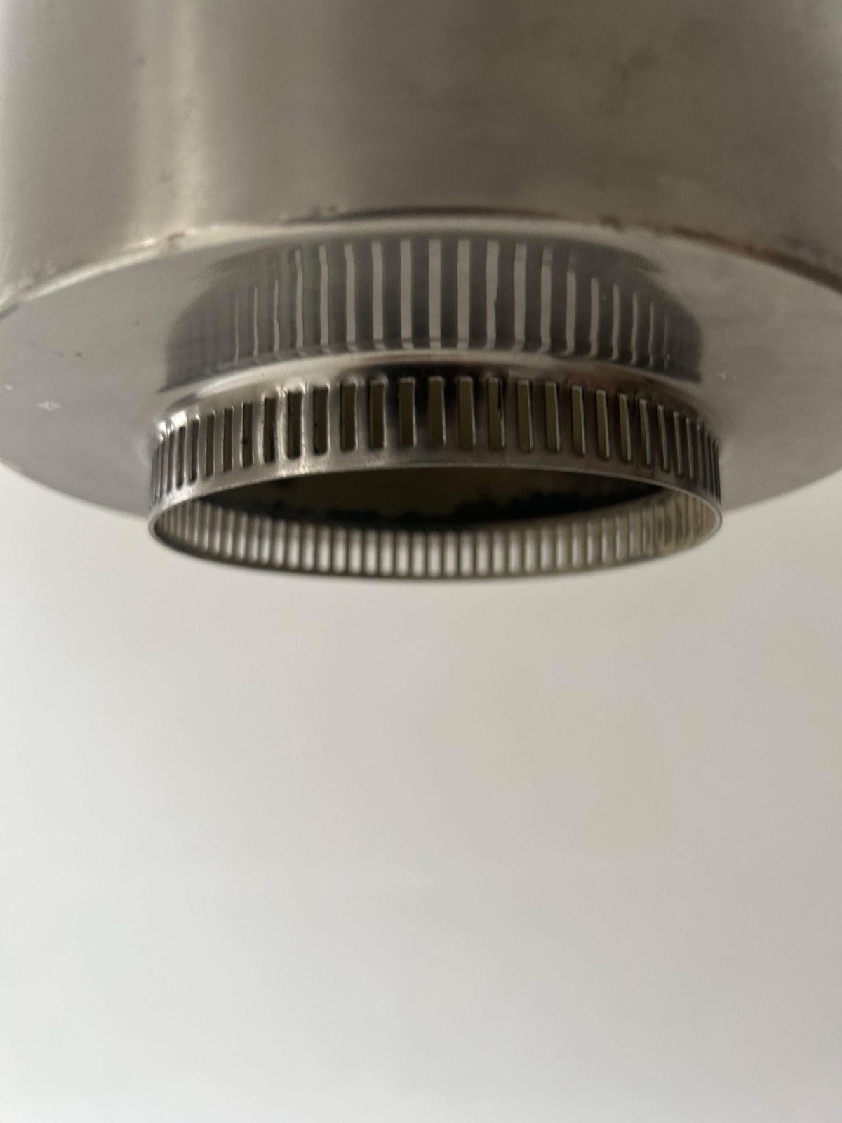 Vintage Modernist Chandelier, Chrome Metal, France 1940s photo 567.0