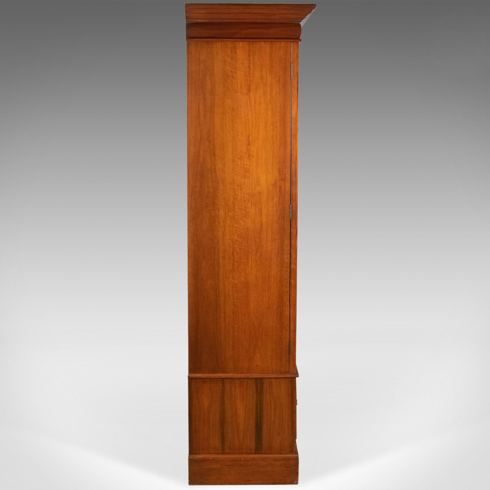 Antique Wardrobe, English, Walnut, Compactum, R James Gloucester, Circa 1900 photo for sale