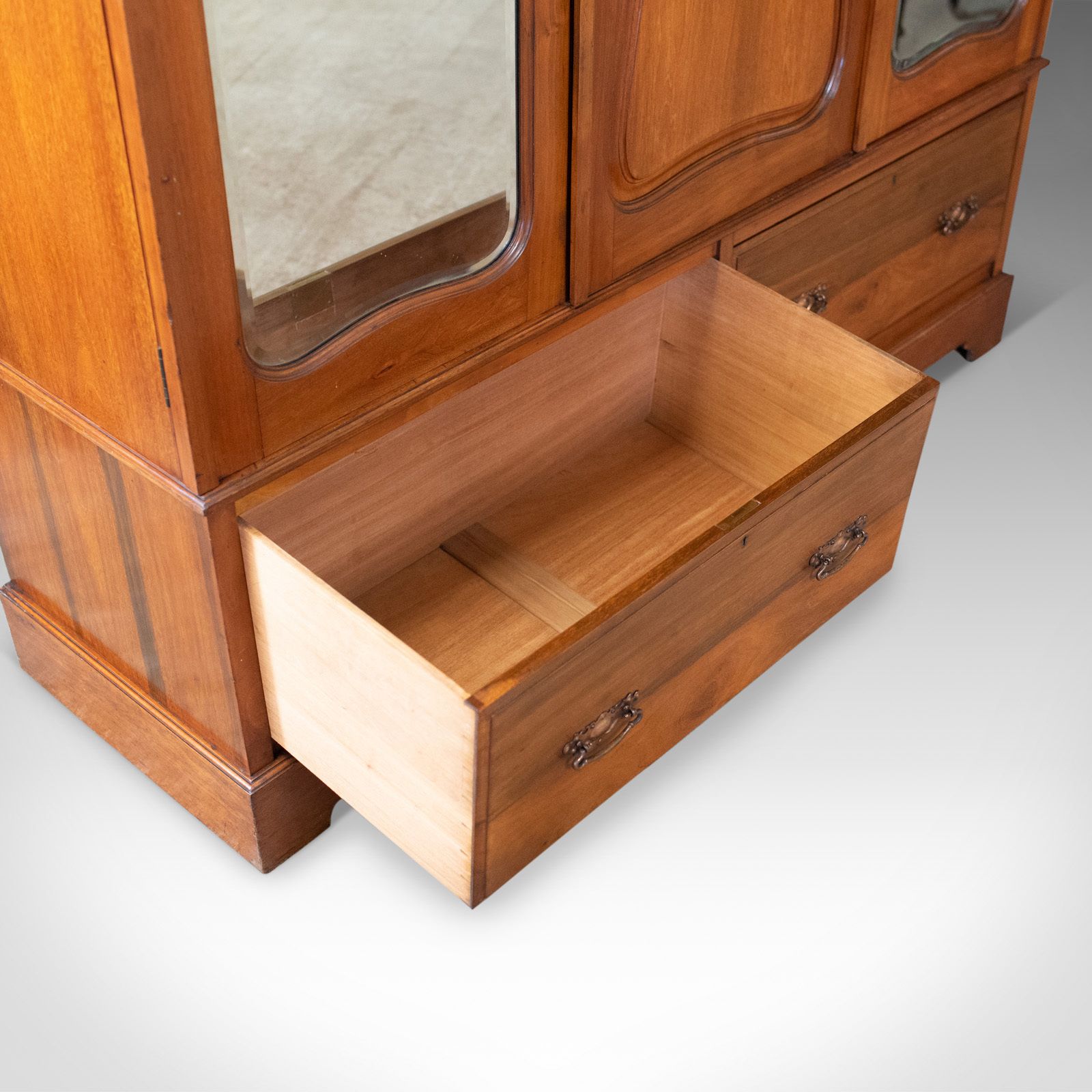 1995.0 Antique Wardrobe, English, Walnut, Compactum, R James Gloucester, Circa 1900 photo
