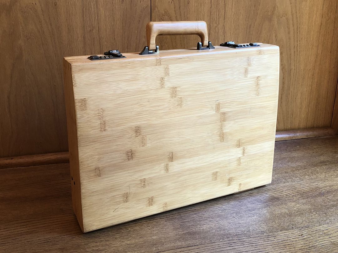 Bamboo Attaché Case. 2003., 2000s photo buy