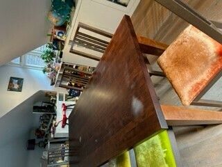 Birch Dining Table With 6 Ikea Chairs photo 300.0