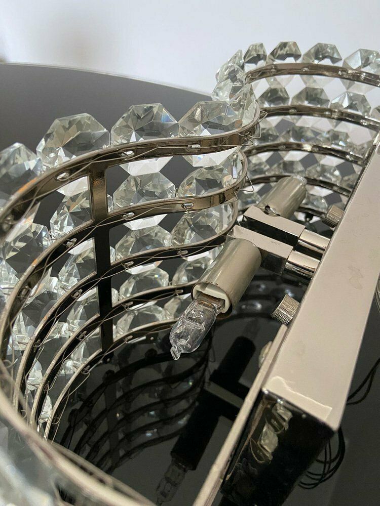 Italian Glass Wall Lamps, 1980s, Set Of 2 photo vintage