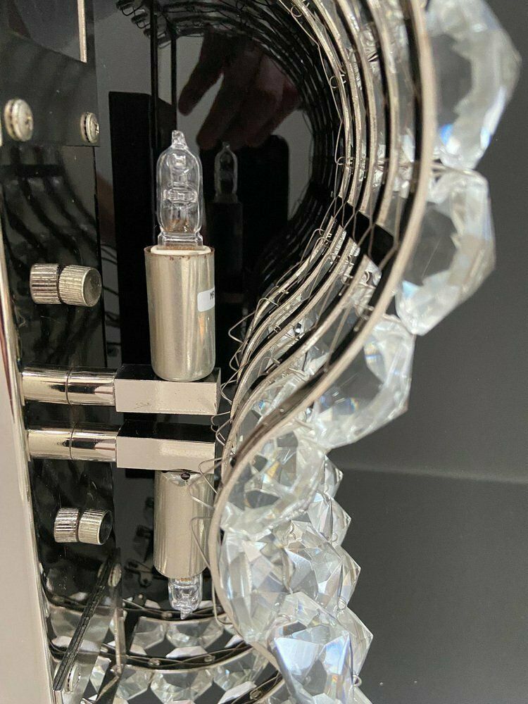 photo furniture Italian Glass Wall Lamps, 1980s, Set Of 2