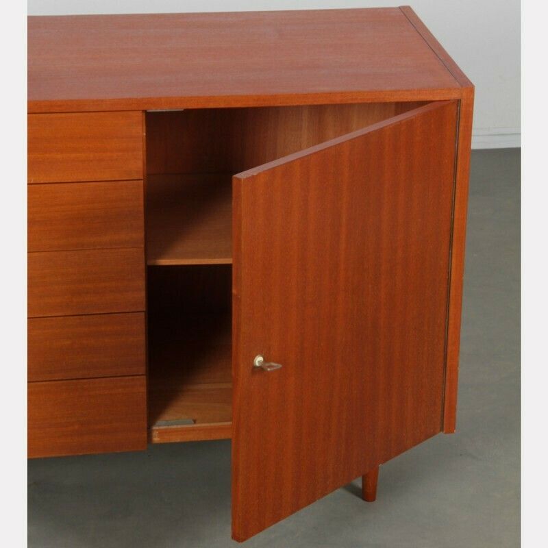 Wooden Chest Of Drawers Produced By Drevozpracujici Podnik, 1960 photo for sale