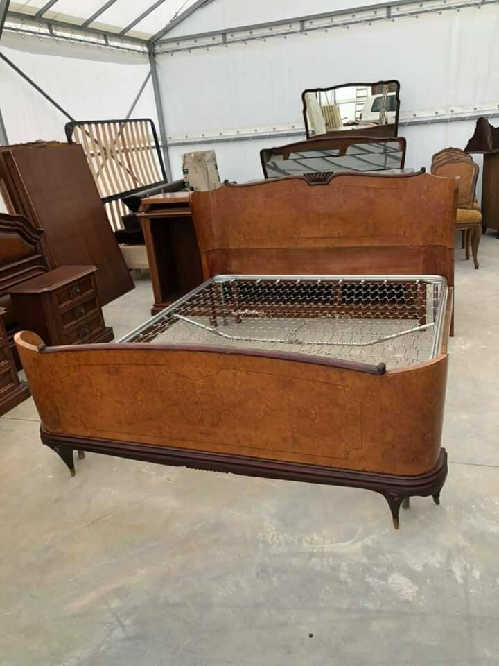 Mid Century Italian Bed Frame, 1940s photo 3916.0