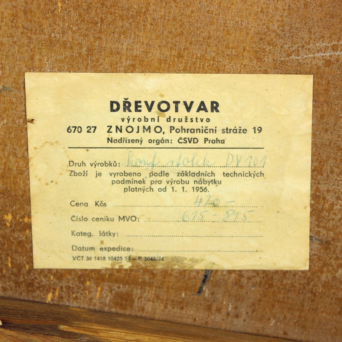 photo for sale Mid Century Coffee Table In Walnut, Drevotvar, Czechoslovakia 1960s