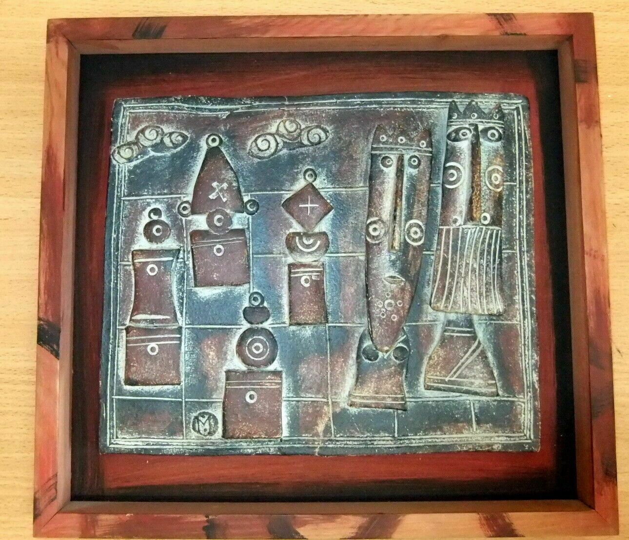 John Maltby King Queen And Chess Landscape Framed Plaque.
