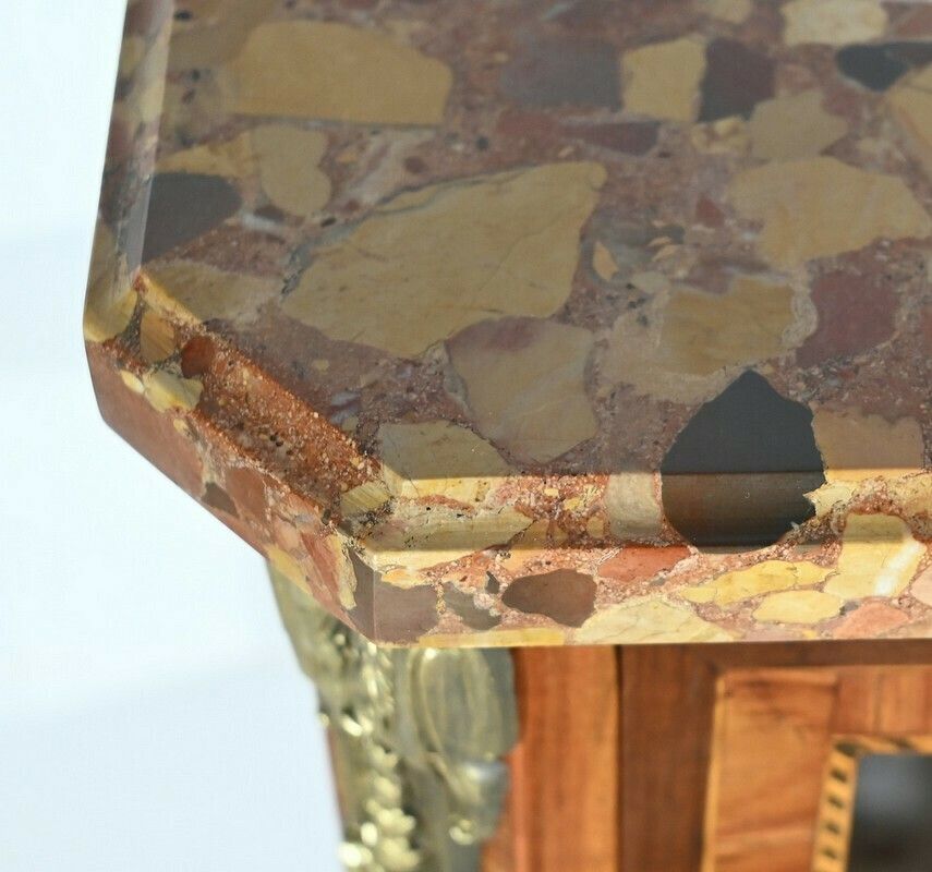 Small Rosewood Showcase, Transition Louis XV/Louis XVI Style – Early 20th Century photo buy