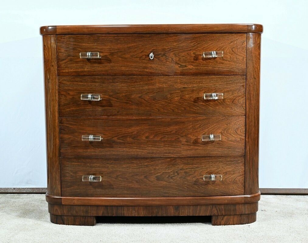 Rosewood Chest Of Drawers, Art Deco – 1930 photo furniture