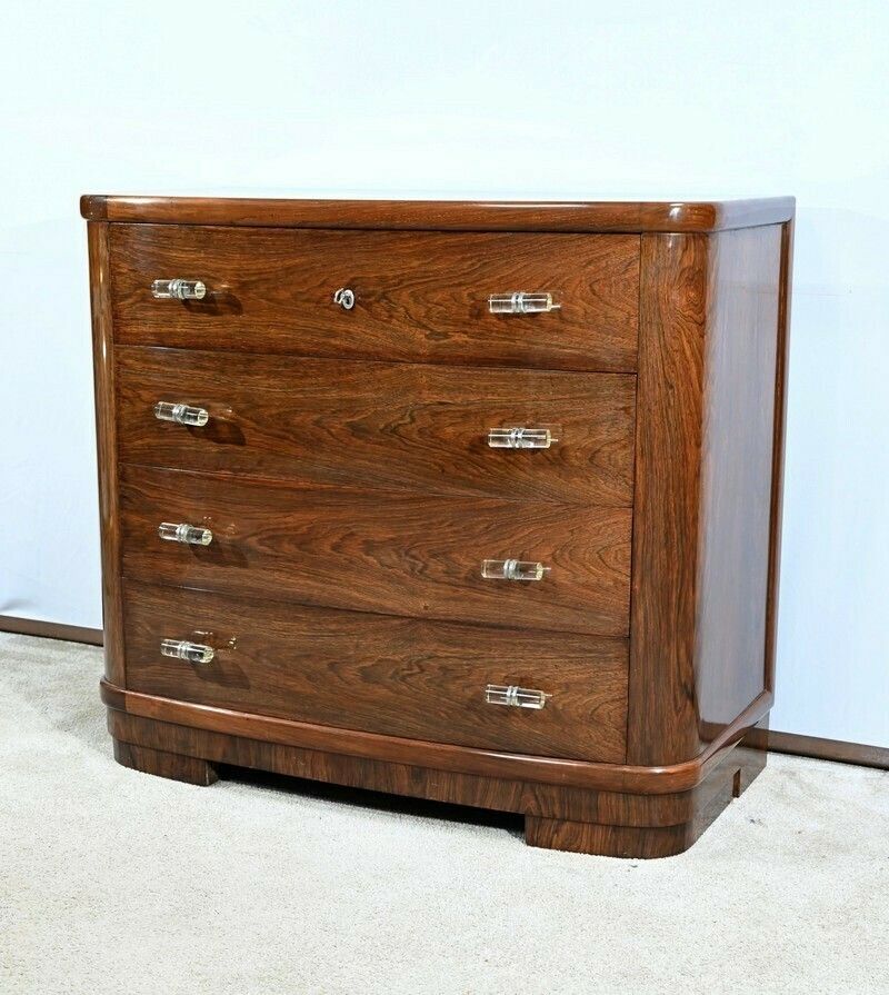 Rosewood Chest Of Drawers, Art Deco – 1930 photo for sale