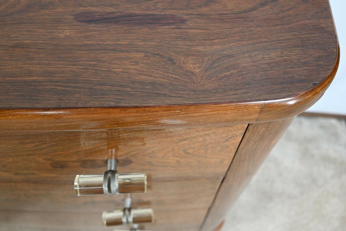 Rosewood Chest Of Drawers, Art Deco – 1930 photo vintage