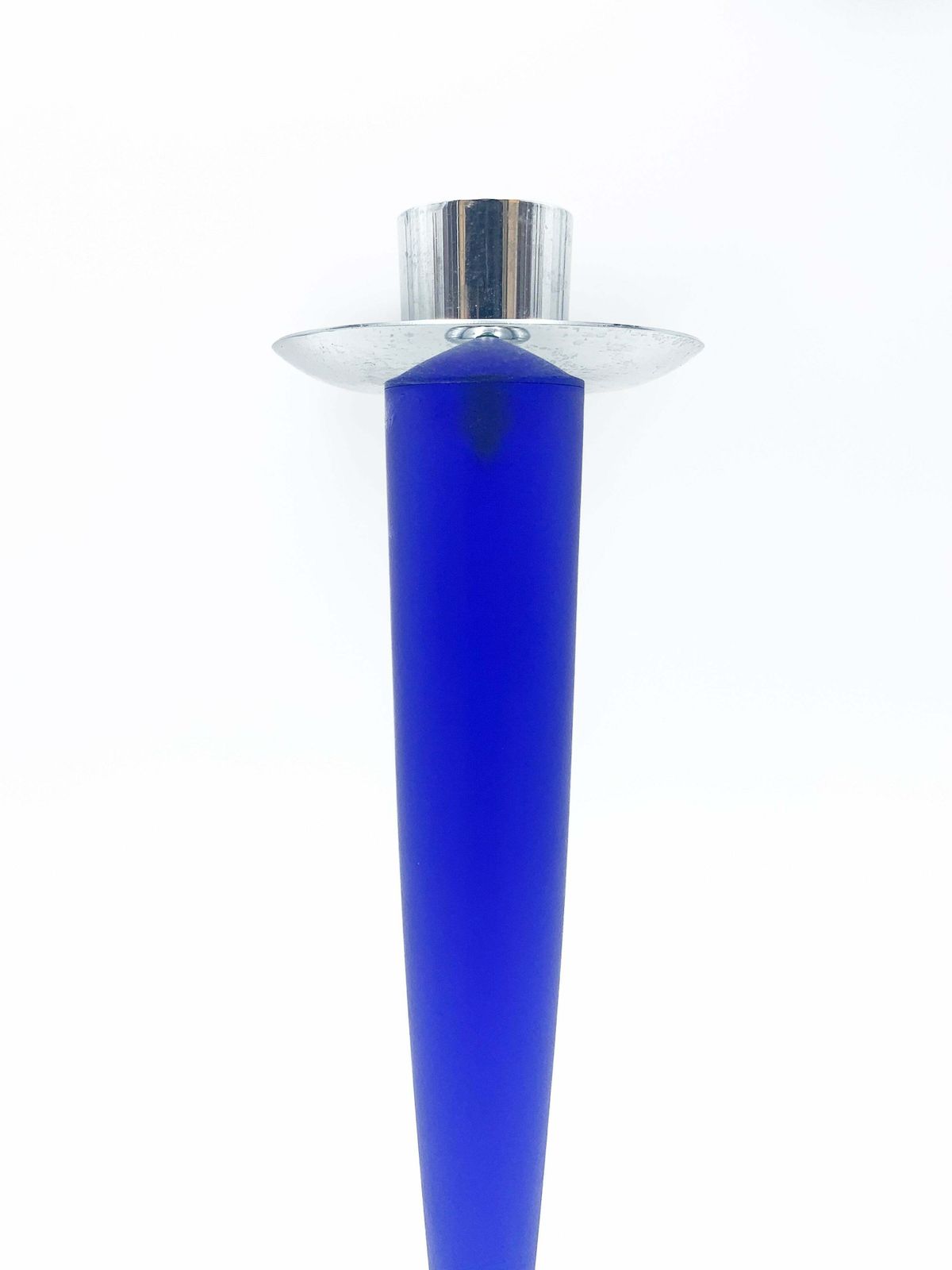 Murano Glass And Steel Candle Holder photo furniture
