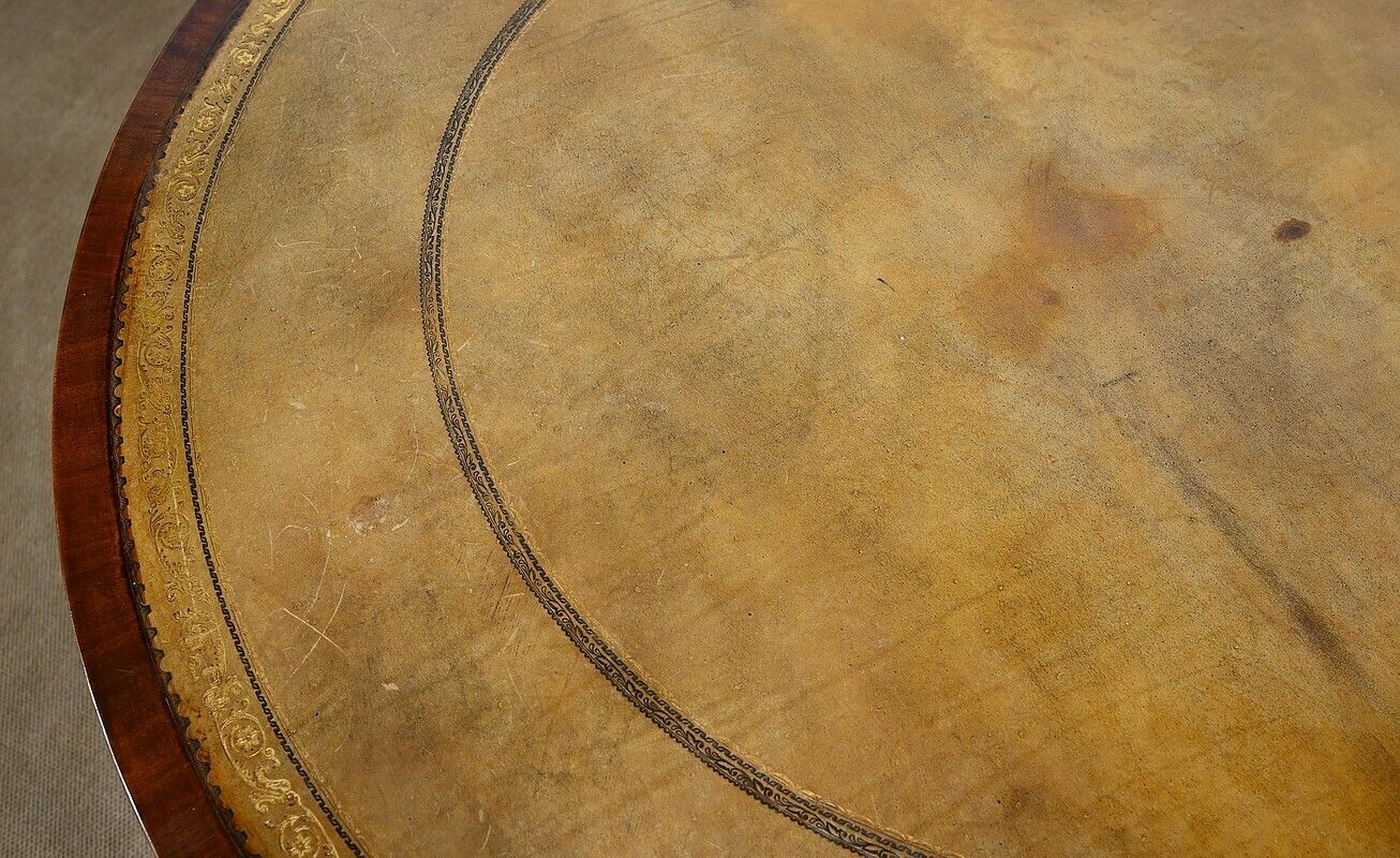 Mahogany Rotating Drum Table, Regency Style, England – 2nd Half Of The 19th Century photo buy