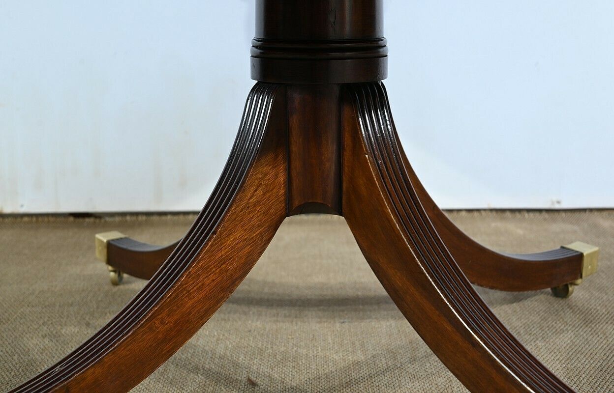 photo buy Mahogany Rotating Drum Table, Regency Style, England – 2nd Half Of The 19th Century