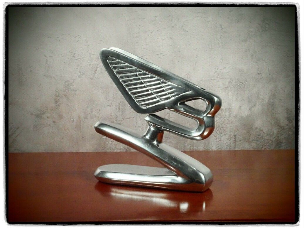 Bentley 1980 Decorative Art Sculpture – Polished Aluminum With Felt Base
