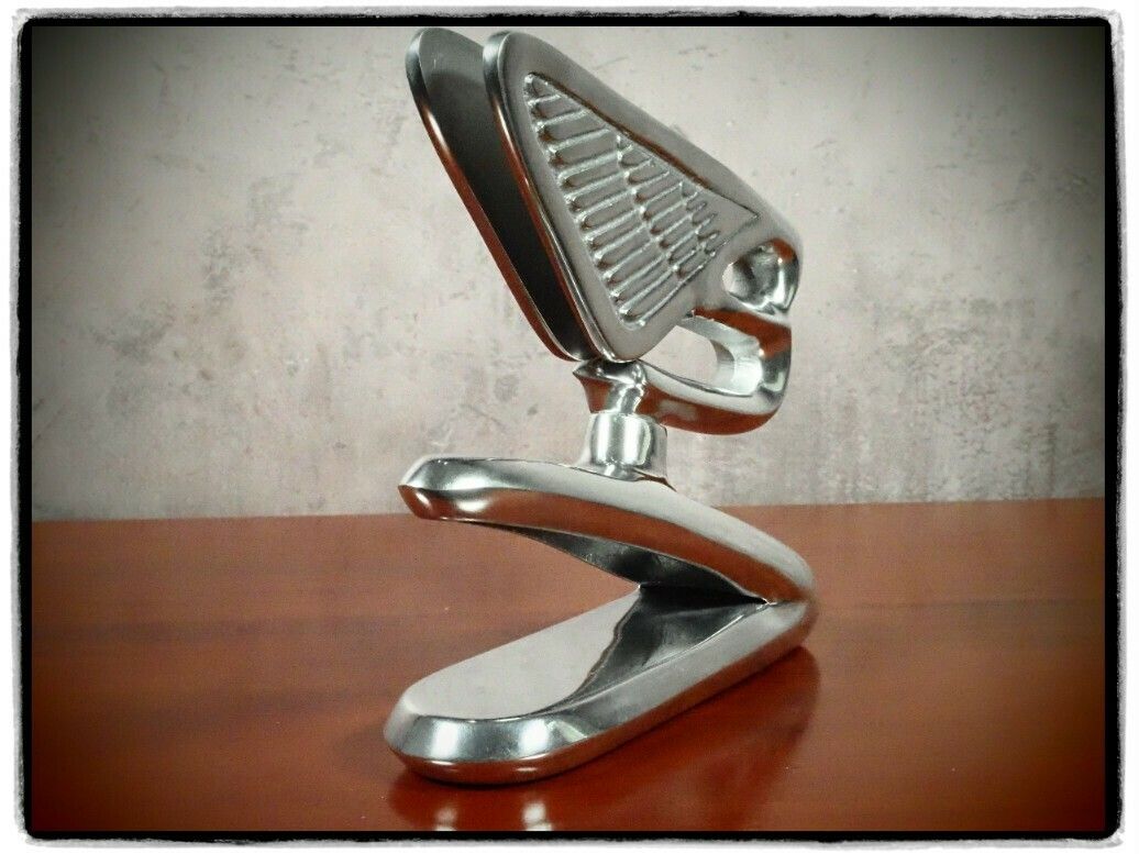 Bentley 1980 Decorative Art Sculpture – Polished Aluminum With Felt Base photo 177.0