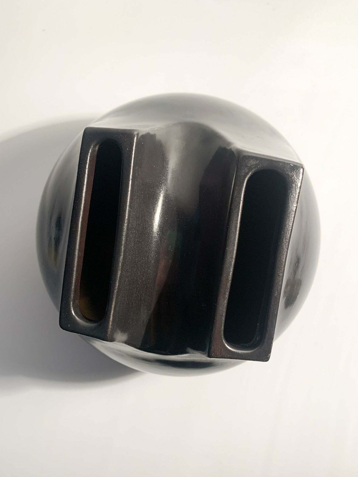 photo furniture Ceramic Whistle Vase With Double Mouth By Franco Bucci, 1970s