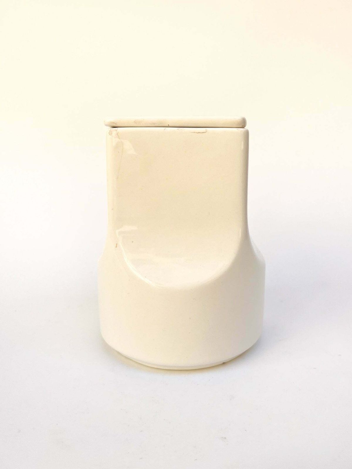 White Gabbianelli Ceramic Vase By Franco Bettonica, 1970s photo furniture