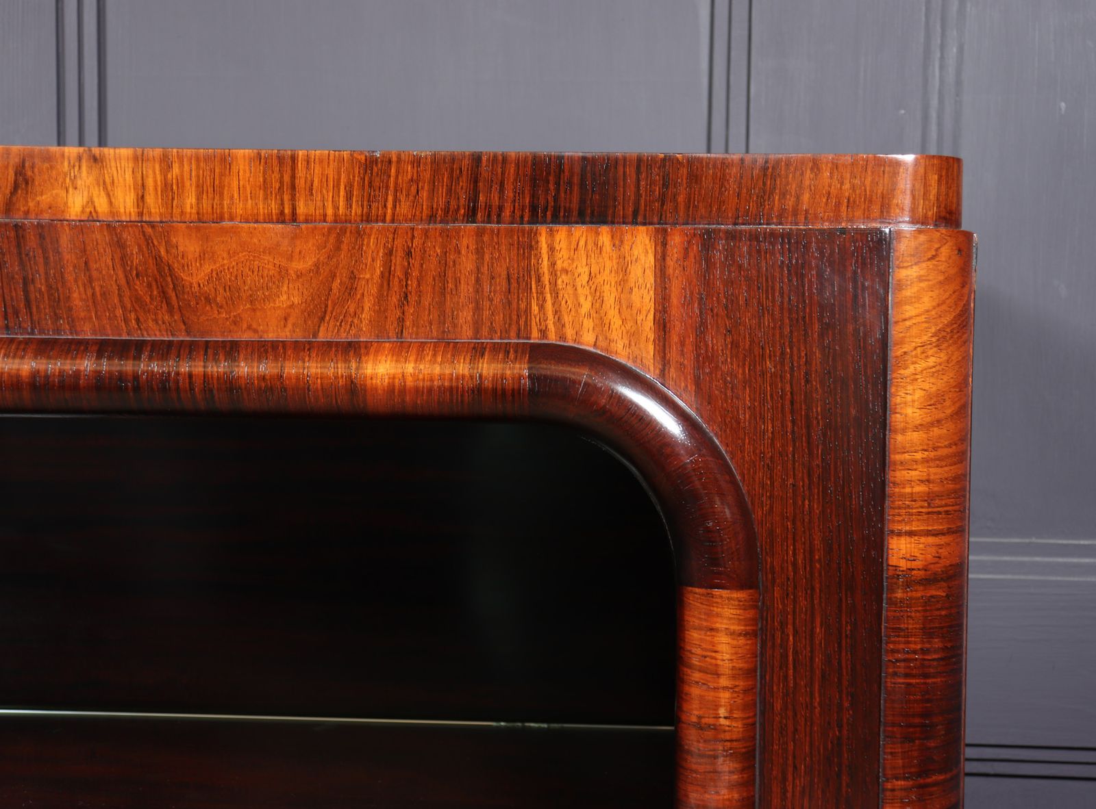 photo furniture Art Deco Display Cabinet In Rosewood