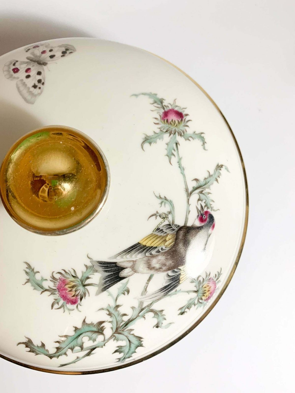 Porcelain Potiche By Johann Seltmann, Hand Decorated From The 1950s photo for sale