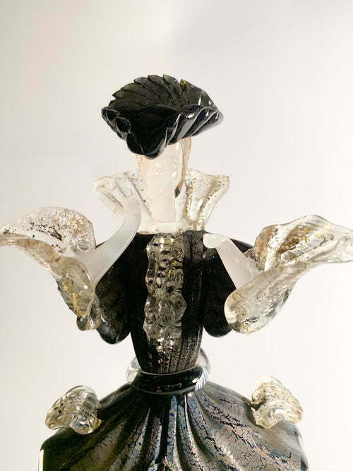 Figurative Statue In Hand Blown Murano Glass Attributable To Salviati In The 1960s photo furniture