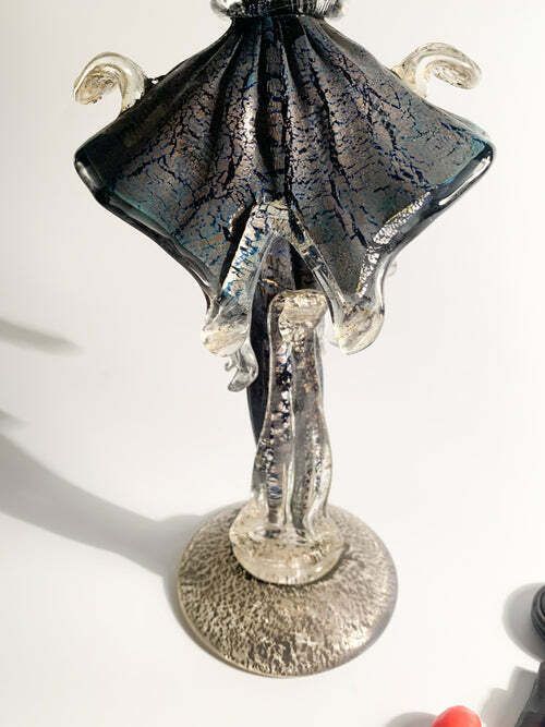 photo for sale Figurative Statue In Hand Blown Murano Glass Attributable To Salviati In The 1960s