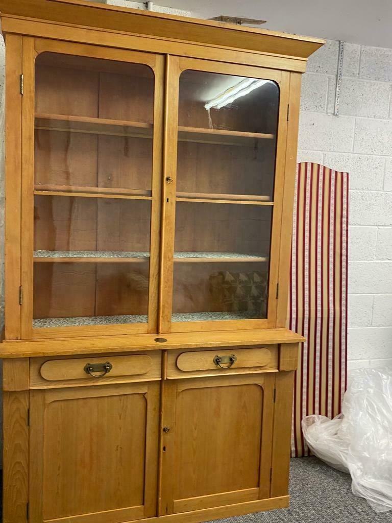 19th Century (1878) Oak Cabinet/Dresser